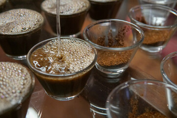 coffee tasting