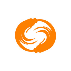 Ginseng product logo design template