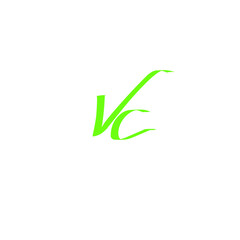 Vc handwritten logo for identity