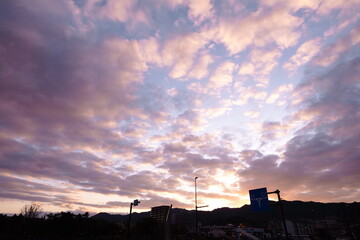 夕暮れの空