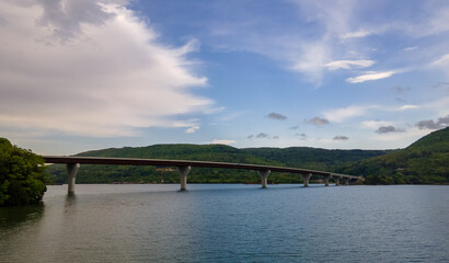 bridge over the river