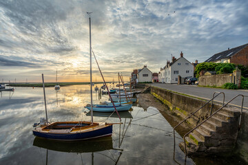 Dawn over Wells-next-the-sea, Norfolk coast, 7th June 2021