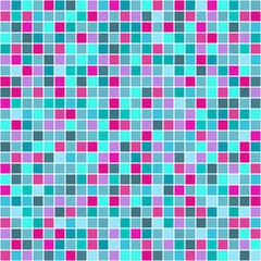 Tile texture. Seamless pattern. Checkered background. Abstract geometric wallpaper. Pretty colors. Print for polygraphy, posters, t-shirts and textiles. Doodle for design