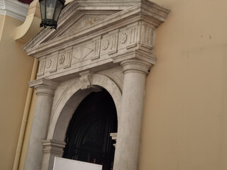 Fototapeta premium st spyridon christian church in corfu island greece