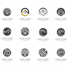 Real Estate , Property and Construction Logo design