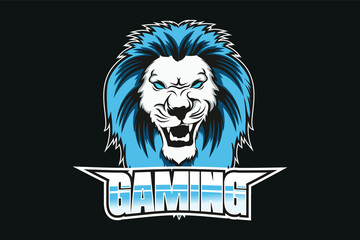 lion logo e sport gaming © triplethree