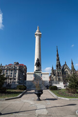 Fototapeta na wymiar monument to peter the great