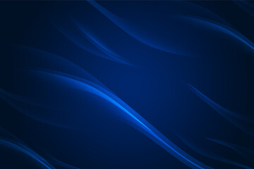 abstract blue background, blue minimal wavy business card template.