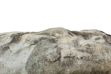 Stone product display podium, Cosmetic stand on white background for product display, blank for mockup design.