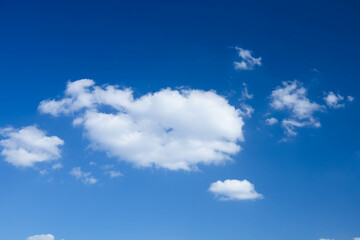 blue sky with clouds
