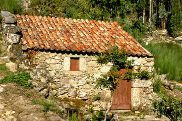 Fototapeta na wymiar Picon and Folon watermills in Galicia, Spain