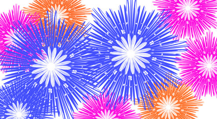 Colorful abstract geometric shapes background design. Banner template