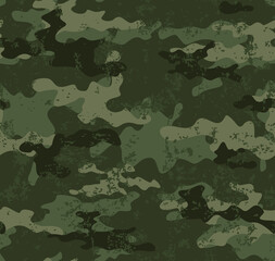 
Army camo, vector forest background, masking, clothing pattern repeat. Ornament