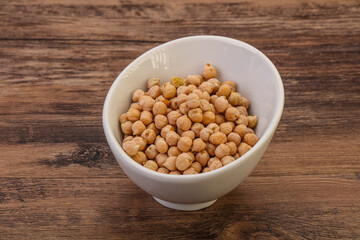 Vegan cuisine - Dry chickpea heap