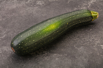 Tasty young organic natural zucchini
