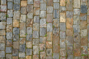pavés colorés