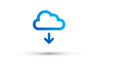 icona, nuvola, cloud	
