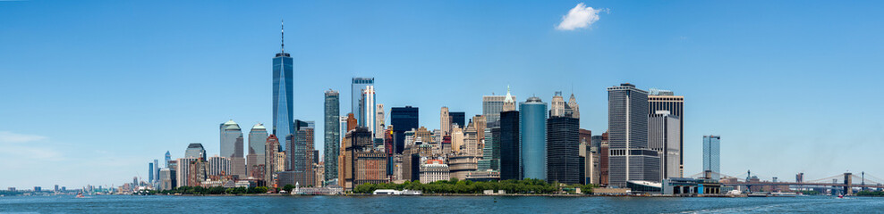 New York City Skyline taken from the Staten Island Ferry