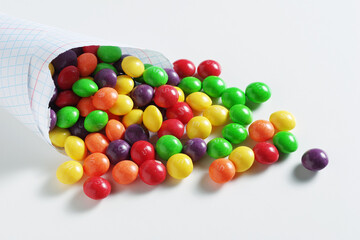 Multi colored candy