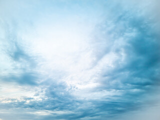 beautiful sky for background on  bright white day