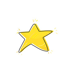 Obraz premium christmas star flat vector illustration