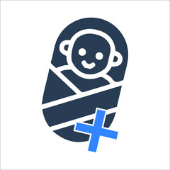 Newborn or pediatrics icon