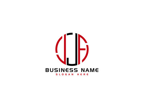 Initial Letter JJF Logo Icon vector For Company