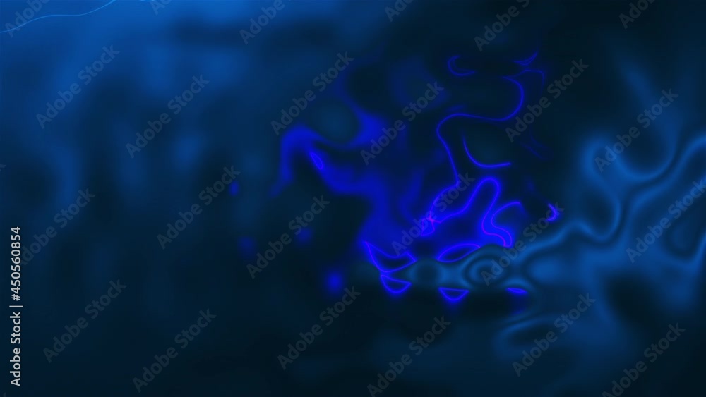 Poster vivid curves stripes 3d render with geometric blur. wavy random curvature with gradient and creative