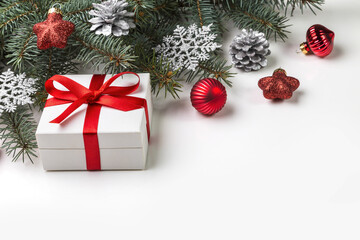 Image with Christmas ornaments.