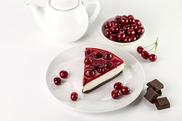 Cherry cheesecake