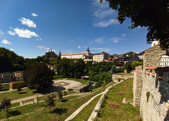 Fototapeta na wymiar St. Barbara gothic cathedral in Kutna Hora, Bohemia