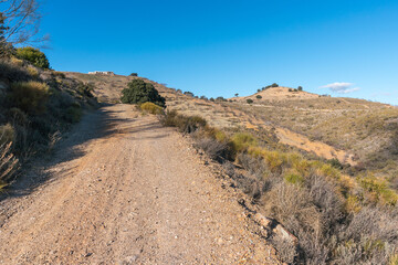 dirt road in the mountain