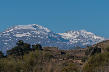 Sierra Nevada mountains in southern Spain