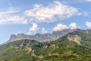 View of the Vercors mountains.