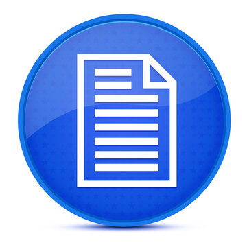 Quote page aesthetic glossy blue round button abstract