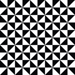 Seamless vector pattern.
Geometric triangle rotation background.
Minimal halftone texture.