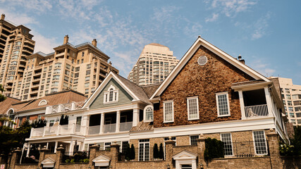houses in the city