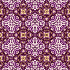 Abstract mosaic art pattern. Seamless ornament.