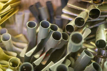 Naklejka premium Garden shovels without cuttings in the store.