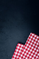 Empty template for restaurant menu card, italian napkin - obrazy, fototapety, plakaty