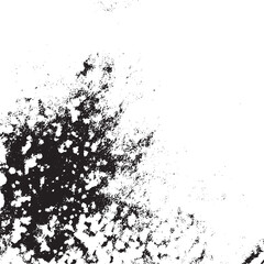 Distress Grainy Black Overlay Texture