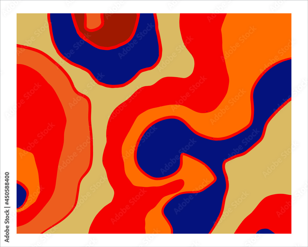 Poster trendy background with abstract and dynamic shape elements in multiple colors. colored abstract comp