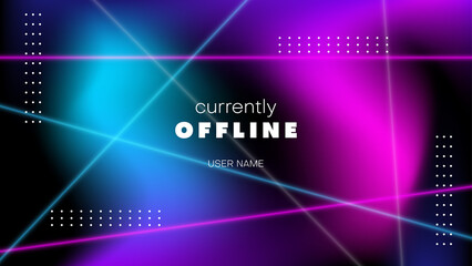 gaming background for streaming offline mode