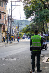 Fototapeta premium Paro Nacional Medellin 2021