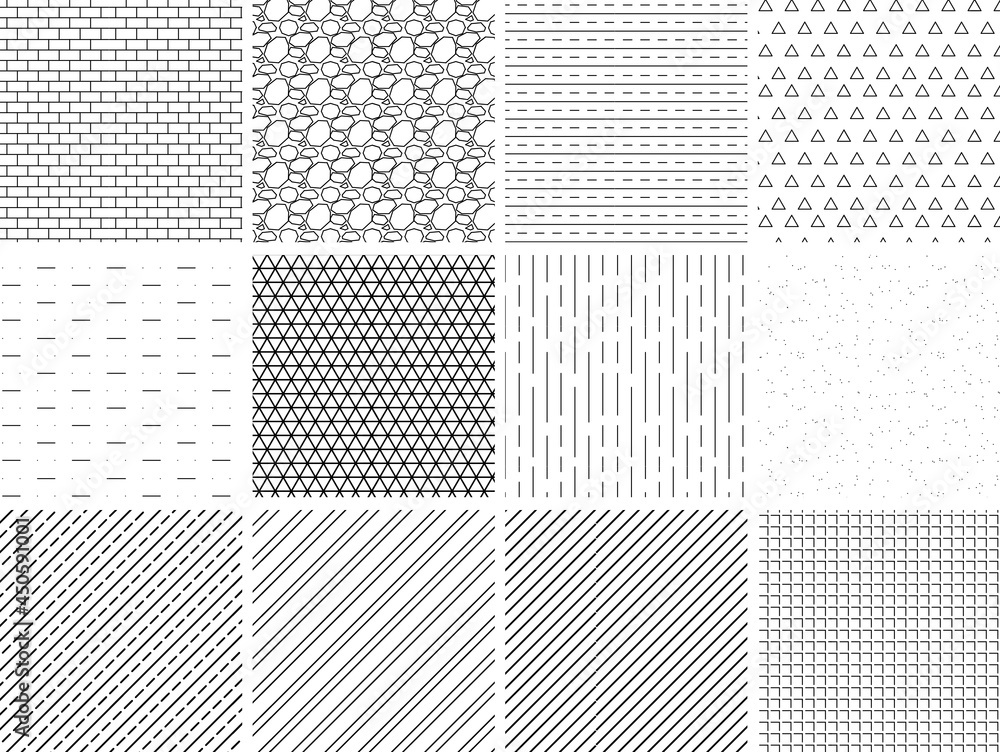 Wall mural seamless hatch pattern of architectural texture background