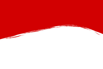 Simple Blank Vector Template Background, Indonesia Independence Day in august element design with crayon effect
