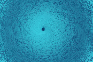 abstract vector designation brush pattern turquoise blue geometric background. vortex pattern