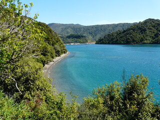 Fototapeta na wymiar Sceneic New Zealand coastline
