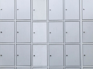 Metal cabinet for bags, bag cabinet, bag storage rooms.