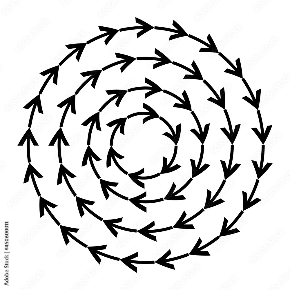 Poster circular arrows. chart icon vector set. cursor sign. recycle icon. forward icon. vector illustration